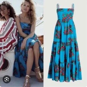 J.Crew Lobster Maxi Dress